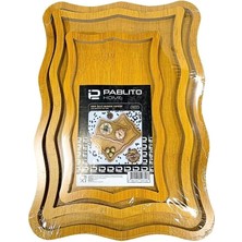 Royaleks 3'li Kare Tepsi