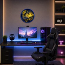 Hesc Bilişim Lacivert Sonsuz Kanatlar Taraftar Temalı 36 x 36 cm Duvar Saati