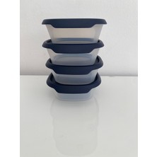Tupperware Tek Dokunuş Küçük Kare 220ML 4lü Set