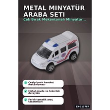 Techora Sale 8 cm 50'li Çek Bırak Metal Minyatür Araba Seti - R1018 Oyuncak Koleksiyon BX-313787