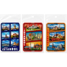 Kaufhier Istanbul Temalı Ahşap Buzdolapı Süsü Magnet