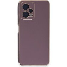 HemenGo BZS7896 Poco X5 5g Kılıf Volet Silikon - Mor HMNG8632