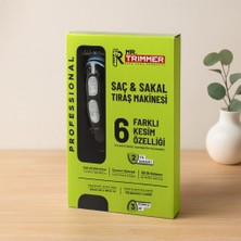 Just Cheap Store USB Şarjlı Saç ve Sakal Tıraş Makinesi 6 Farklı Kesim