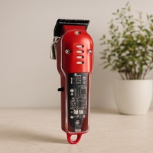 Just Cheap Store USB Şarjlı Saç & Sakal Kesme Makinesi - Şeffaf Gövde