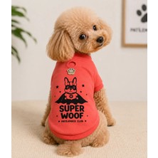 Patilemece Baskılı Nar Çiçeği Köpek T Shirt