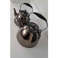 NEVVALİFE Vıcalına 3 Litre Büyük Çaydanlık 1,5 Litre Demlik 2li Set Süzgeçli 1. Kalite Çaydanlık