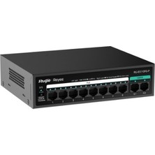 Ruijie Reyee RG-ES110FG-P 2-Portlu Gigabit ile 8-Portlu 10/100 Mbps Yönetilmeyen Poe Switch
