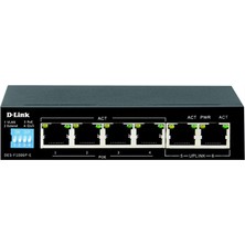 D-Link DES-F1006P-E 6-Port 10/100 Long Range Poe+ Surveillance Switch