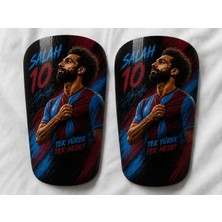 Madzy Shop Muhaammed Sallah 1 Çift Profesyonel Futbol Antrenmanı Dizlik, Mini Ince Küçük Koruyucu Ekipman
