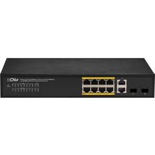 Cnet CGS8002GSP 8+2+2 8 Port 10/100/1000 Poe, 2XRJ45, 2xsfp 120W Gigabit Poe Switch