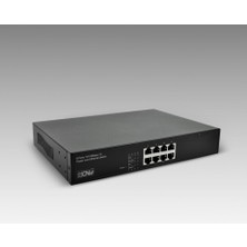 Cnet CSH8008P 8+1+1 8 Port 10/100 Poe+ High Power 110W Ethernet Poe Switch