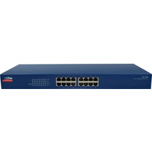 Cnet CGS1600 16 Port 10/100/1000 Rackmount Gigabit Ethernet Switch