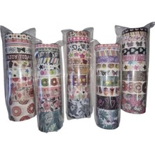 Gıpta K9922 Strawberry Renkli Desenli BANT10'LU Asorti Set