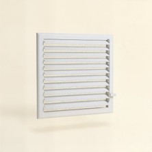Upstyle Vento Alüminyum Banyo ve Wc Havalandırma Menfezi Beyaz 25X38 cm