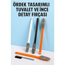 🦆 Ördek Tasarımlı Silikon Tuvalet ve Ince Detay Fırçası