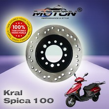 Moton Kral Spica 100 Tam Uyumlu Yüksek Kaliteli Ön Fren Diski