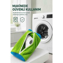 Duff Clean Maviayakkabı Yıkama Çantası – Fermuarlı, Yumuşak Peluş Dokulu Koruyucu Yıkama Filesi
