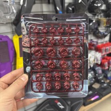 Krm Universal Kırmızı Vida Kapağı