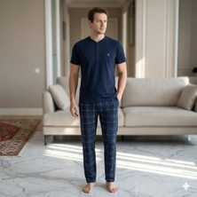 Tarık Erkek Ekose Desenli Pijama Takımı Xl Beden