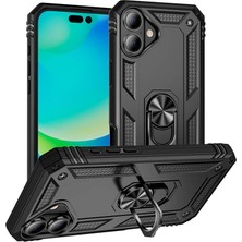 iPhone 16 Plus Kılıf Kamera Koruyucu Manyetik Standlı Tank Koruma Axaktif
