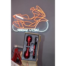 Serdar Uysal Modifiye Center Honda Pcx Tüm Modellere Uyumlu Egzoz Takoz Metal Kırmızı Renk