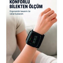 Marsilyan™- Şarj Edilebilir Bilekten Tansiyon Aleti Tek Tuşla Ölçüm