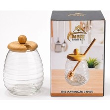 Royaleks Meşe Bal Kavanozu Kaşıklı 340 ml