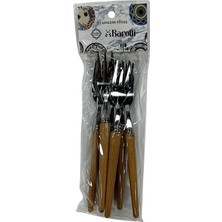 Royaleks Ahşap Saplı Metal Küçük Çatal