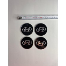 Mottomor Arabasiyah Hyundai Yapıştırma Jant Göbek Stickerı Araç