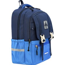 Masterpack School Master Pack Kore Modeli 5 Bölmeli Su Itici Okul ve Günlük Sırt Çantası
