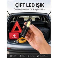 Marsilyan™- Taşınabilir Şarjlı LED Fener - 4 Modlu, 2000LM, Ayarlanabilir Odak Yeni Nesil