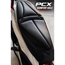     Loxera Pcx Uyumlu Motosiklet Konfor Sele Pedi – Sürücü Koltuğu Destek Minderi ve Rahatlık Pedi