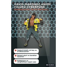 Techora Sale Sandevistan Modlu David Martinez Anime Figuru - 15 cm Cyberpunk Koleksiyon Hediyesi BX-313814
