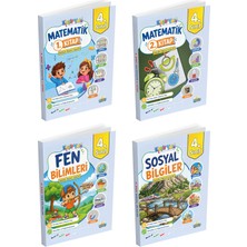 Mavi Deniz Yayınları Mavi Deniz 2027 4. Sınıf Keşif Yolu Matematik 1 ve 2. Kitap + Fen Bilimleri + Sosyal Bilgiler Seti 4 Kitap