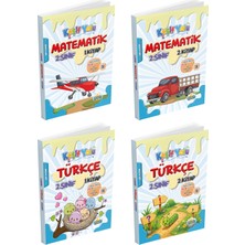 Mavi Deniz Yayınları Mavi Deniz 2027 2. Sınıf Keşif Yolu Matematik + Türkçe 1 ve 2. Kitap Seti 4 Kitap Maarif Model