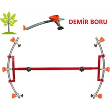 Tarım Garaj 3+3 Başlıklı Hilal Tip İlaçlama Makina Aparatı