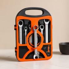 Royaleks 7 Parça Kombine Anahtar Seti 8-19 mm (Plastik Çantalı)