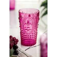 Akrilik Pembe Tekli Uzun Bardak & Su Meşrubat Bardağı 750 ml ( Büyük Boy & Cam Değildir )
