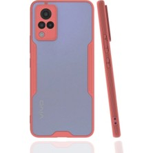 Marsilyan™- Vivo V21 Kılıf Platin Silikon - Pembe