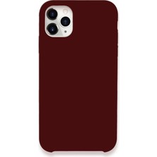 Marsilyan™- Apple Iphone 11 Pro Max Kılıf Lansman Legant Silikon - Bordo