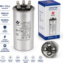 Artico Klima Kondansatör 40+1.5 Uf 450 V Ac Kapasitör