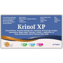 Krinol Xp - Cüce Palmiye, Spirulina, Isırgan, L-Metiyonin, Keratin, Bor, Biotin, Folik Asit- 1 Kutu