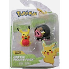 Pok PKW3021 Pokemon Battle 2li Figür Seti Bahar Serisi