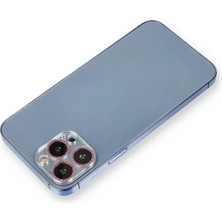 Newface Apple Iphone 12 Pro Max Shine Kamera Lens Koruma Cam - Pembe