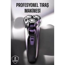 Profesyonel Şarjlı Saç ve Sakal Tıraş Makinesi Hassas Kesim