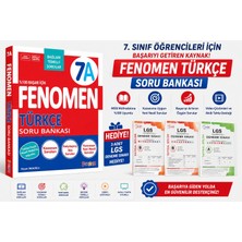 Fenomen 7.sınıf Türkçe 7A Soru Bankası 2027 Müfredat-Lgs 3'lü Deneme Seti Hediyeli!!