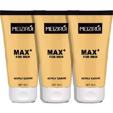 Meizirui Max 3 Adet Erkekler Için Xxxlfasteffect Ed Kremi - Doğal Yağlı (Max Plus) Erkek Masaj Kremi