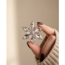 Parla 18K Altın Kaplama Zirkon Taşlı Broş – Model Br-03