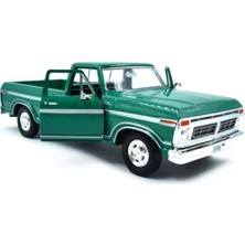 Motormax 1977 Ford F-150 Custom Pickup Yeşil 1/24 Model Araba