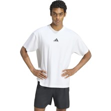 AKS2506 Adidas U Run Cat G T Erkek T-Shirt Beyaz